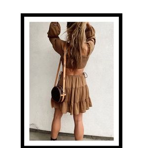 12th tribe taupe dress - new with tags